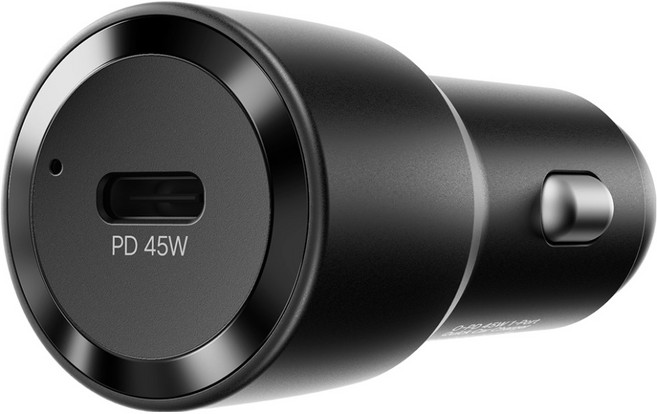 신지모루 Qi2.2 지원 오피디 초고속 PPS PD 차량용 충전기 45W, Black