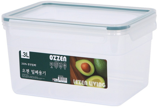 리젠리빙 오젠 밀폐용기, 1개, 3L