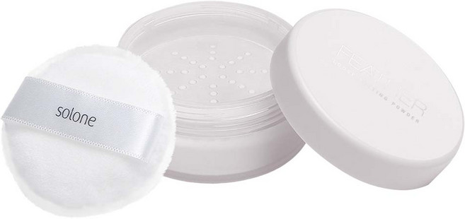 Solone 羽紗珍珠蜜粉, 透明珠光, 1個