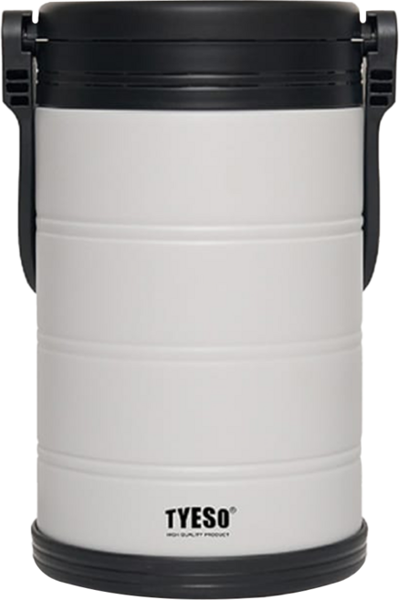 TYESO 泰碩 304不鏽鋼大容量手提冰桶, 象牙白, 1個, 5L