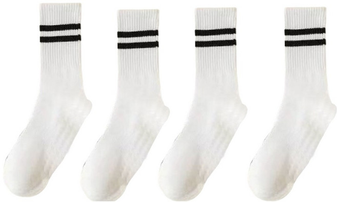 하임픽 여성용 논슬립 필라테스 요가 헬스 스포츠 양말 4켤레