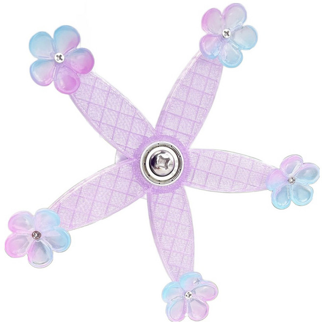 랜보어 앵무새 플라워 회전 장난감 11.5 x 3.4 cm, 퍼플, 1개