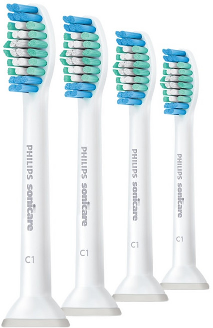 필립스 C1 프로리절트 칫솔모 화이트, HX6014/14, 4개
