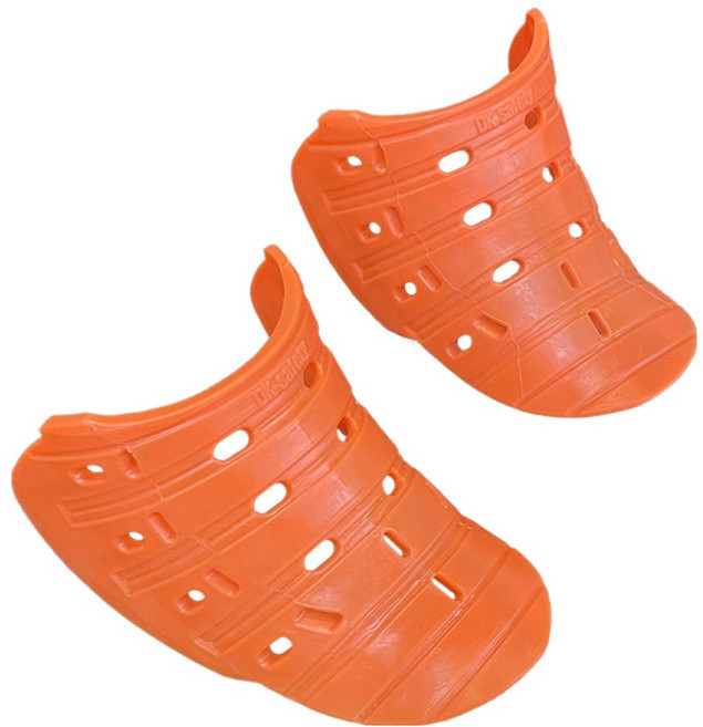 동광세이프티 안전화 발등 보호덮개, 오렌지, 1개