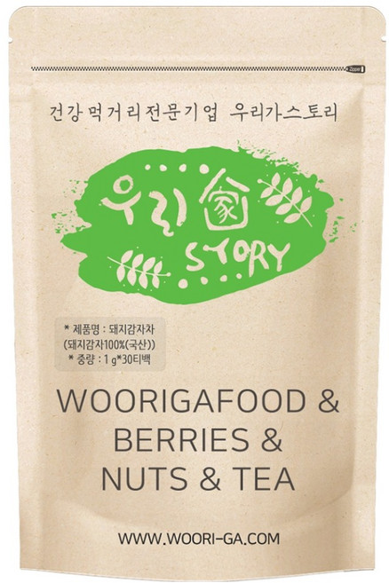 우리가스토리 돼지감자차, 1g, 1개, 30개입