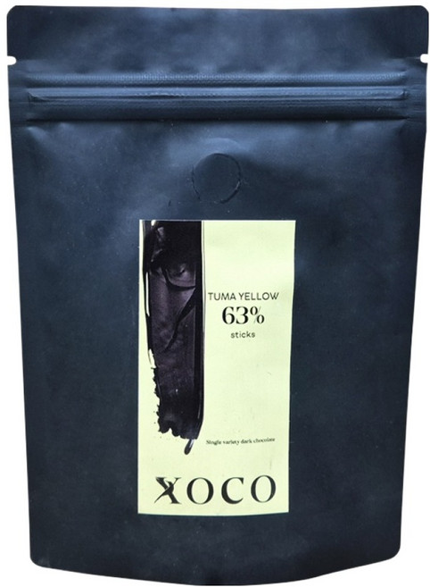 XOCO 투마 옐로우 63% 스틱 커버춰 초콜릿, 60g, 1개