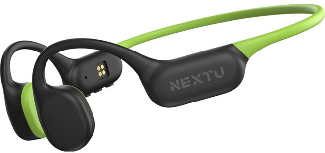 넥스트유 이어비트 B1 블루투스 5.4 내장 32GB 메모리 수영 런닝 전용 골전도 블루투스 이어폰 BT70-EAR GR 볼트 블랙 5시간 방수가능