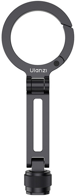 Ulanzi 優籃子 MagLock 轉接螺孔 冷靴 Magsafe 磁吸鋁合金手機支架 MA07, 黑色, 1個