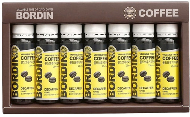 보르딘 앰플형 디카페인 콜드브루 더치커피, 1개, 7개입, 25ml