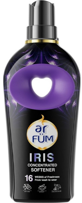 아로퓸 16주 향유지 느와르 고농축 섬유유연제 로맨틱 아이리스, 900ml, 1개입, 1개