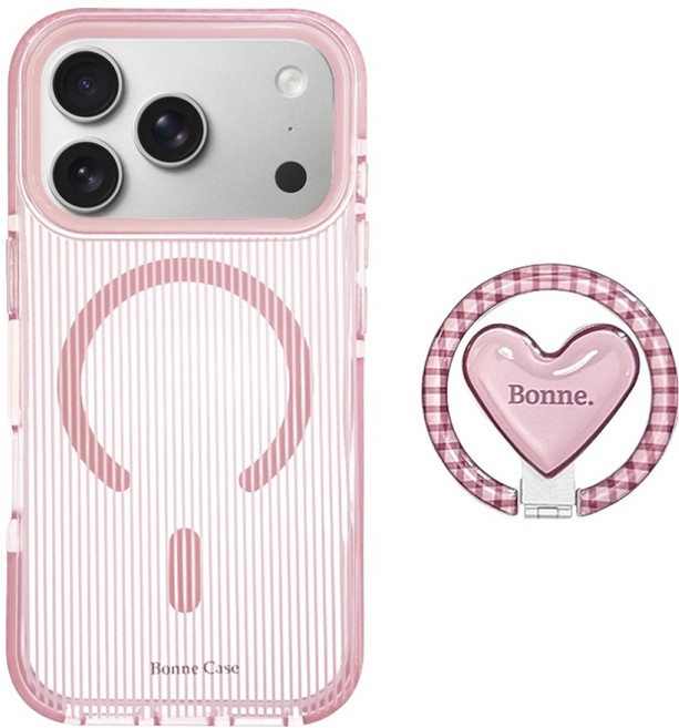 무디너리 맥세이프 러브 스트라이프 휴대폰 케이스