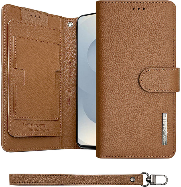 심플리로어 누아 천연가죽 다이어리 휴대폰 케이스