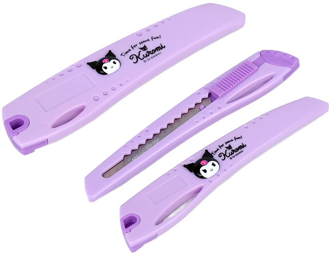 바이하츠 쿠로미 컷터칼 소 2p + 컷터칼 대 세트, 1세트