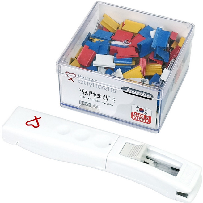 바이하츠 자동장전 나이스러 + 점보 컬러날크립 세트, 1세트, 중