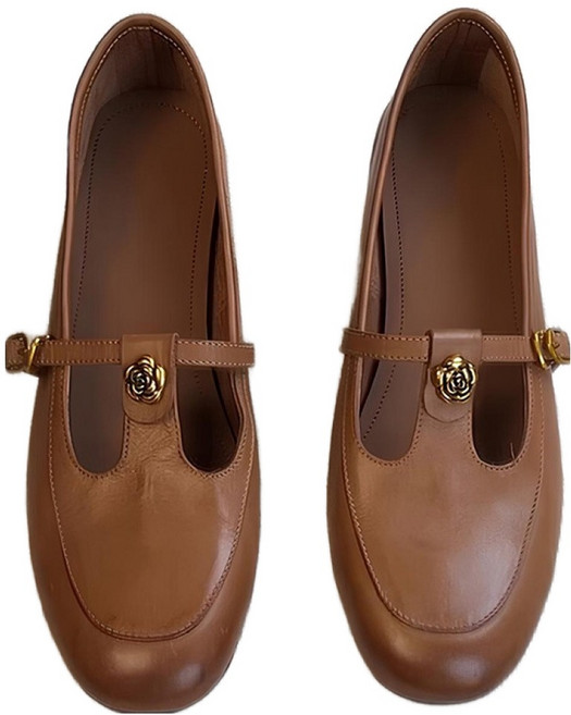 Paperments Luce 玫瑰綁帶瑪莉珍平底鞋 10276