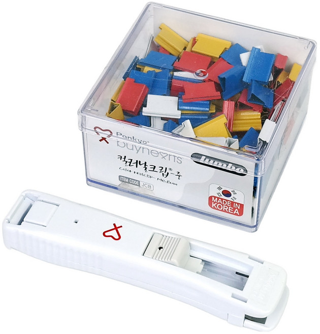 buyhearts Nicer + Jumbo 彩色翼型夾組合, 1套, 中