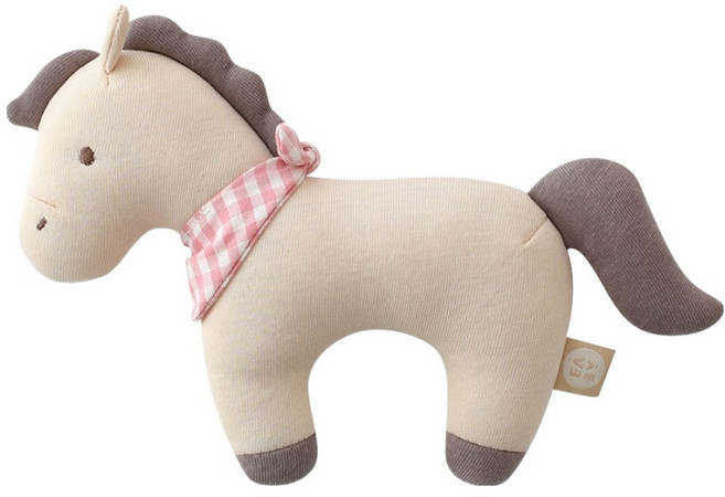 베이비앤아이 애착 딸랑이 인형, 포니, 1개