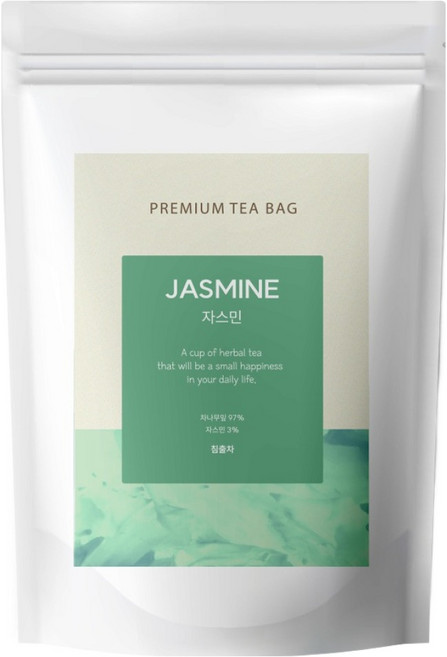 유리아 자스민차 삼각티백, 1.2g, 100개입, 1개
