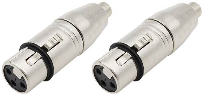 컴스 캐논 F to RCA F 젠더, DP071, 2개