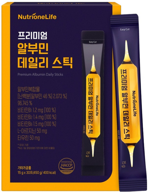 뉴트리원 프리미엄 알부민 데일리 스틱, 30회분, 1개