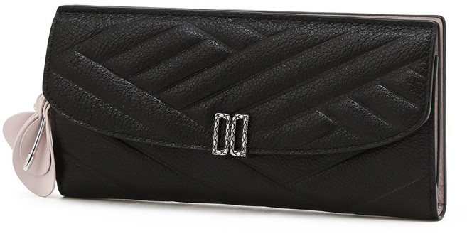 닥스 여성용 칼라일 플라워 소가죽 장지갑