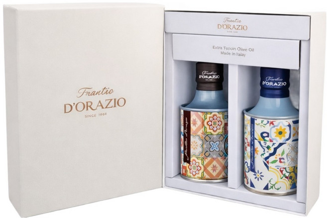 도라지오 올리브오일 메디테리아나믹스 250ml + 빠둘라 250ml + 선물포장 세트, 1세트