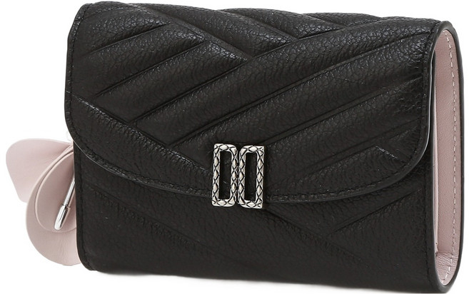 닥스 여성용 칼라일플라워 소가죽 반지갑