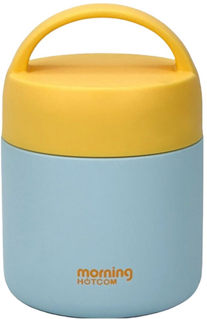핫콤 모닝 보온죽통 500, 1개, 500ml, 스카이블루