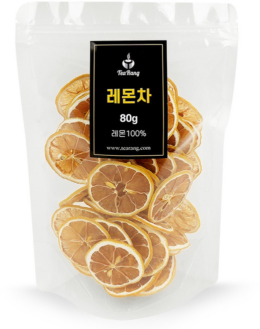 티랑 슬라이스 건조 레몬, 1개, 80g
