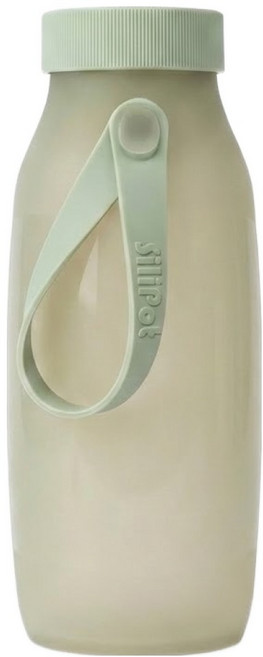 실리팟 실리콘 핸디 보틀, 올리브그린, 1개, 500ml