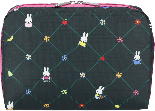 LESPORTSAC 力士保 女用 Miffy 大號長方形化妝包 7121.HF10