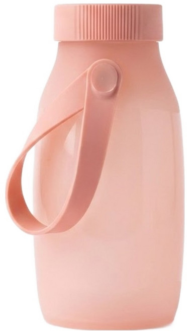 실리팟 실리콘 핸디 보틀, 로즈핑크, 1개, 400ml