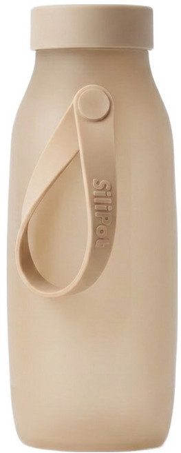 실리팟 실리콘 핸디 보틀, 샌드베이지, 1개, 500ml