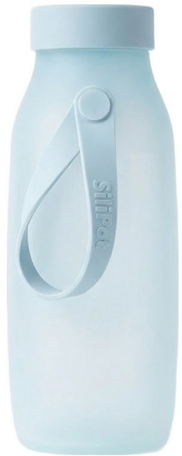 실리팟 실리콘 핸디 보틀, 블루, 1개, 500ml