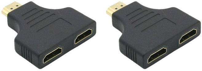 컴스 HDMI M to HDMI 분배기, 2개, CP764
