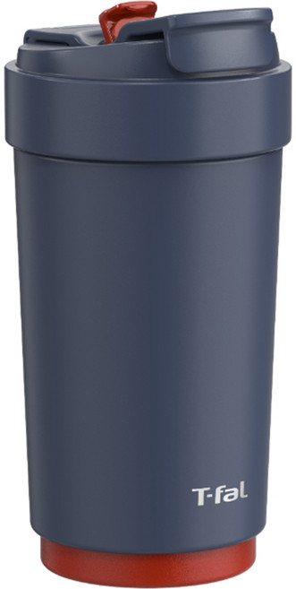 Tefal 特福 小日子系列不鏽鋼咖啡杯, 冷萃藍, 1個, 450ml