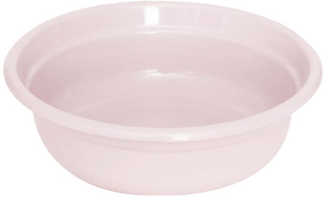 스내지 원라이프 컬러 대야 중형, 파스텔 핑크, 1개