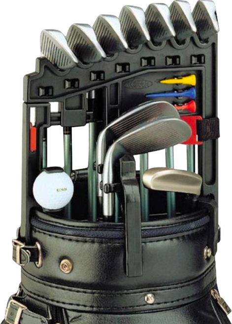 코마 골프채정리 클럽꽂이 클럽거치대 아이언 홀더, 혼합색상, 1개