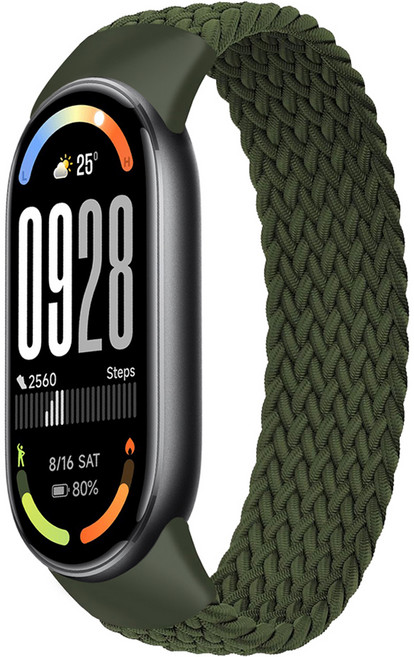 스페이스쉴드 브레이드 솔로 루프 밴드 스트랩 S, 카키, 1개