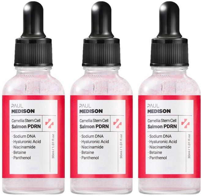 폴메디슨 동백줄기세포 연어PDRN 앰플, 30ml, 3개