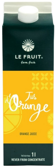 르프룻 오렌지 착즙주스, 1L, 1개