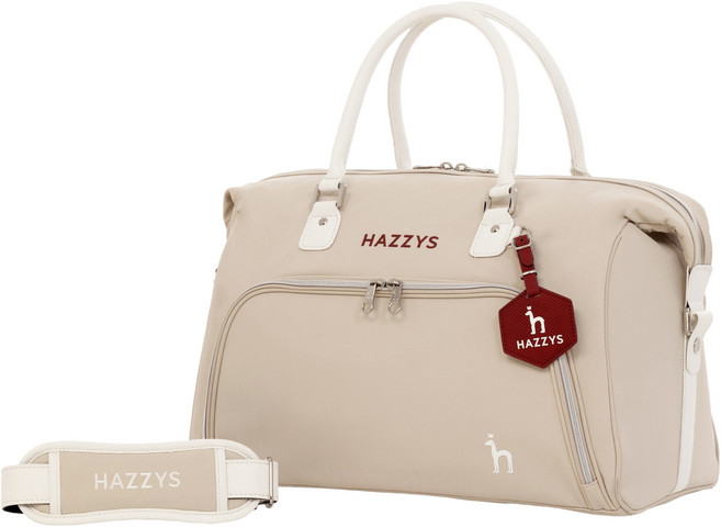 HAZZYS GOLF 女用波士頓包 HZBB-021L, 淺米色