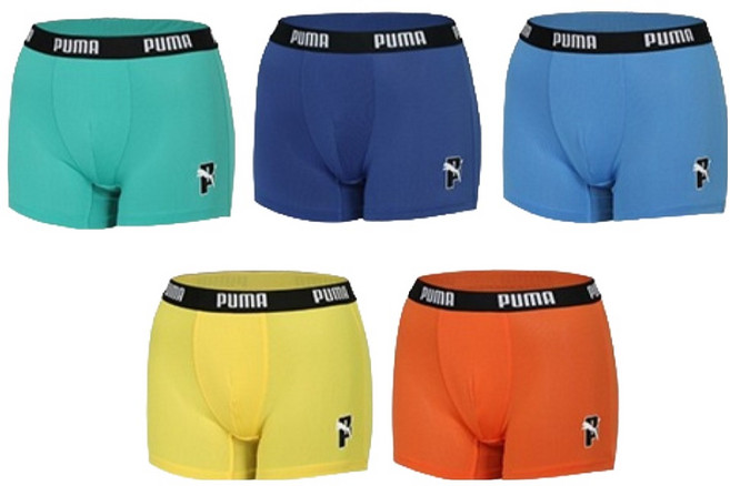 푸마키즈 주니어 아동용 레인보우 요일 드로즈 팬티 5종 세트