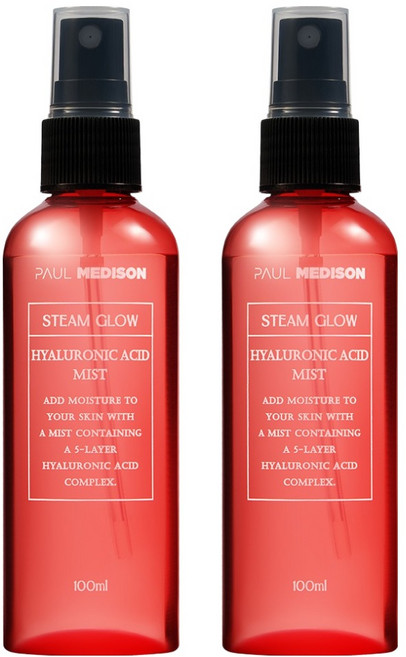 폴메디슨 스팀글로우 히알루론산 미스트, 2개, 100ml