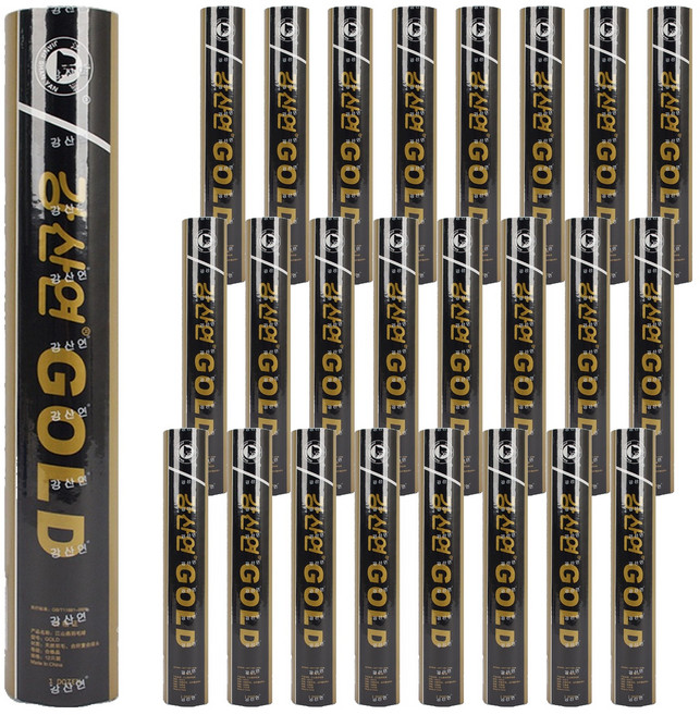 Kang Shan Yean 黃金羽毛球, 25個, 12入, 白色