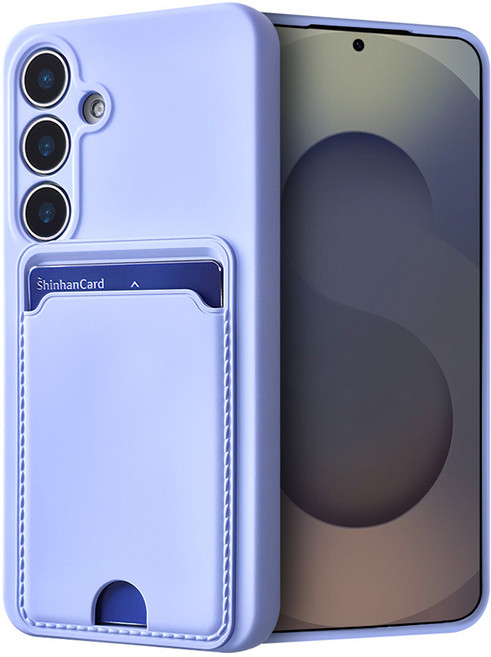 모나프리 카드 포켓 파스텔 젤리 휴대폰 케이스