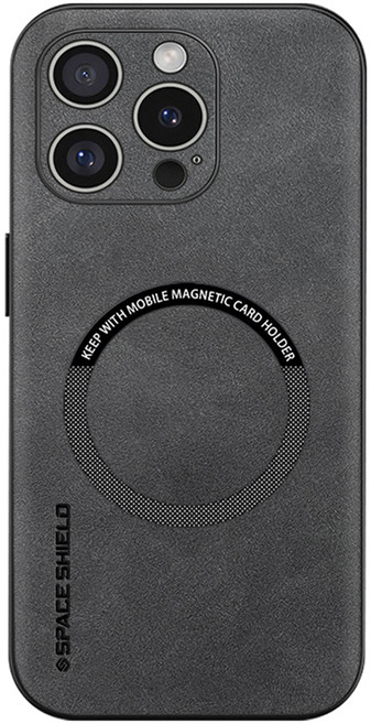 스페이스쉴드 맥세이프 호환 슬림핏 인조 스웨이드 휴대폰 케이스