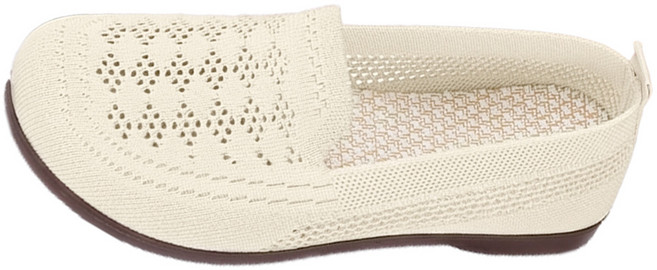 데이소이 여성용 발편한 니트 단화