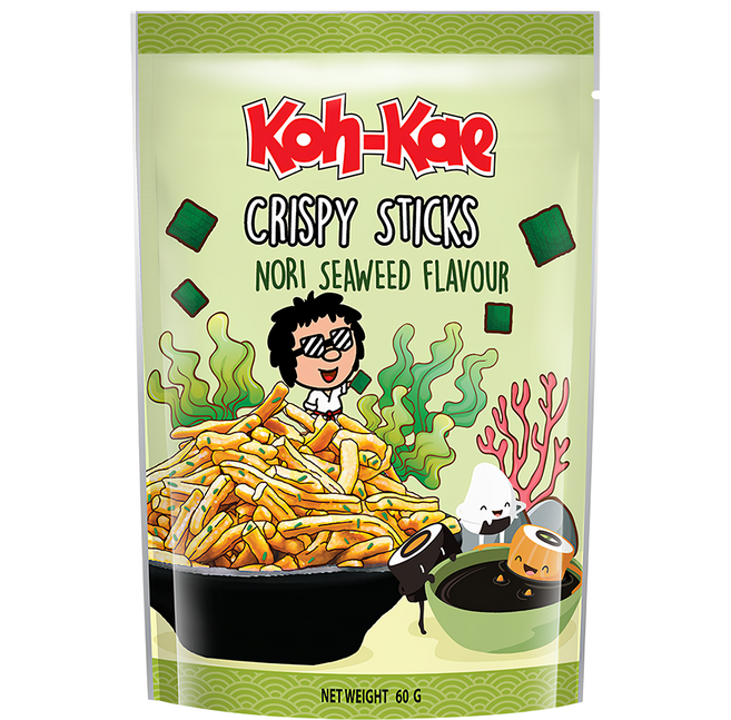 Koh-Kae 大哥 海苔味脆脆條, 60g, 1個