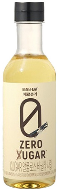 benefeat 제로슈가 알룰로스 바닐라 시럽, 540g, 1개